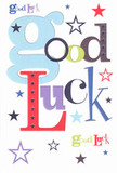 Bursting with positivity, this good luck card encapsulates the infectious encouragement so typical of Barnes' close-knit community. The words 'Good Luck' leap forward in a vivid collage of pastel blues, cozy olives, vibrant reds, and regal purples-each letter placed with an artist's care, inspired by walks through the colourful market stalls near Castelnau. Whimsical stars-some navy, others lilac, lemony, or sky blue-sweep across the immaculate white surface like wishes scattered on the breeze along the Thames towpath. Beneath your fingertips, the card's texture is silky-smooth yet reassuringly sturdy, echoing the quality you'd expect from a handcrafted creation at Barnes Florist. This is the kind of card you'd thoughtfully press into someone's palm before an important job interview at the local bookshop or an exam day-imbued with optimism, radiant possibility, and the simple, steadfast encouragement of a friend from SW13 ready to celebrate every milestone, big or small.